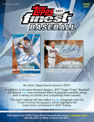 2017 Topps Finest Baseball Hobby Box